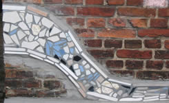 mosaik welle von brigitta krause